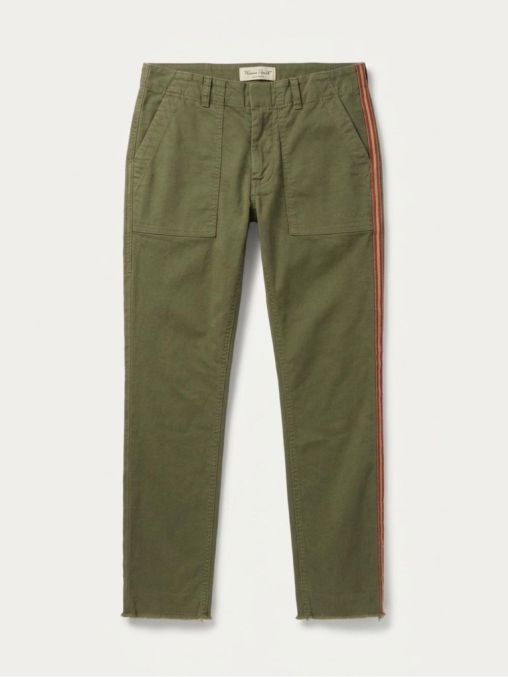 NWT Nili Lotan Cropped French Military Pants with Side Stripe Size 0